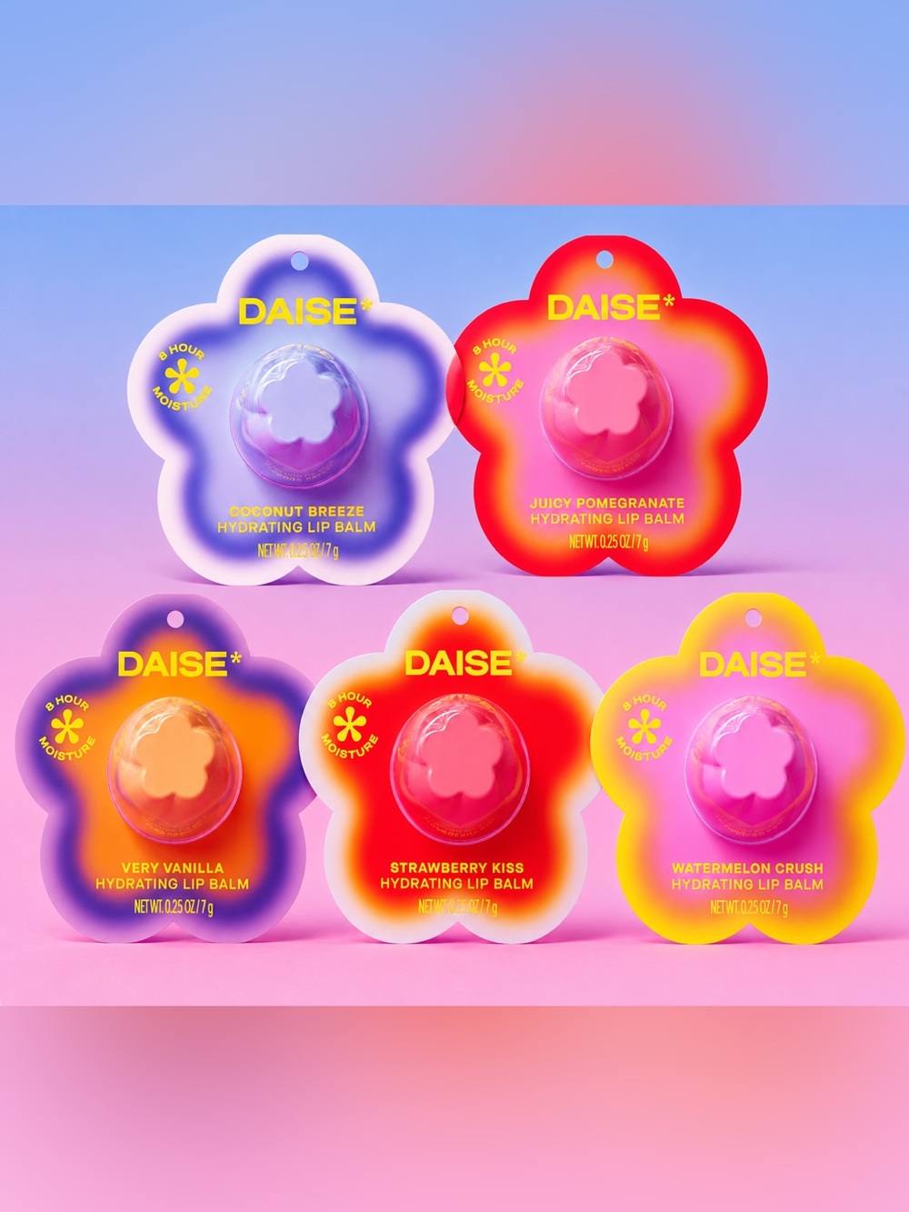 🌼💋 DAISE Hydrating Flower Lip Balm | 8-Hour Moisture | Choose Your Scent ✨